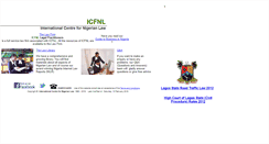 Desktop Screenshot of nigeria-law.org